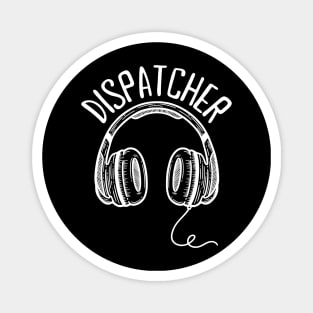 Vintage Dispatcher | Retro Dispatch Manager Magnet